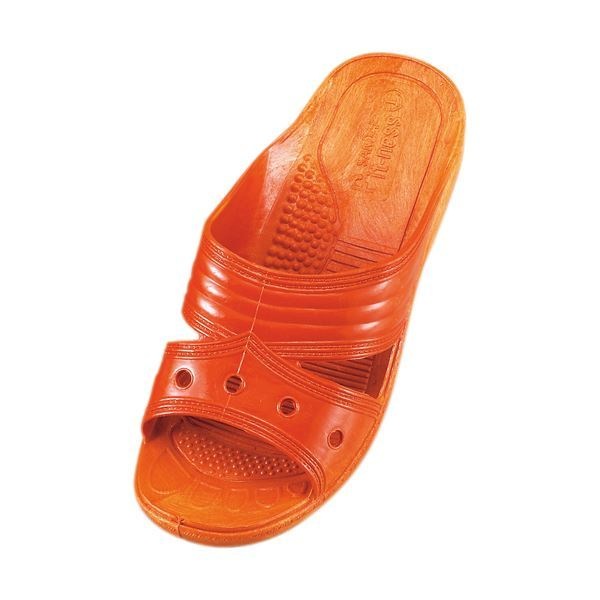 （まとめ） オーミケンシ 業務用フィッティングサンダル L ゴールド 1足 [x5セット]