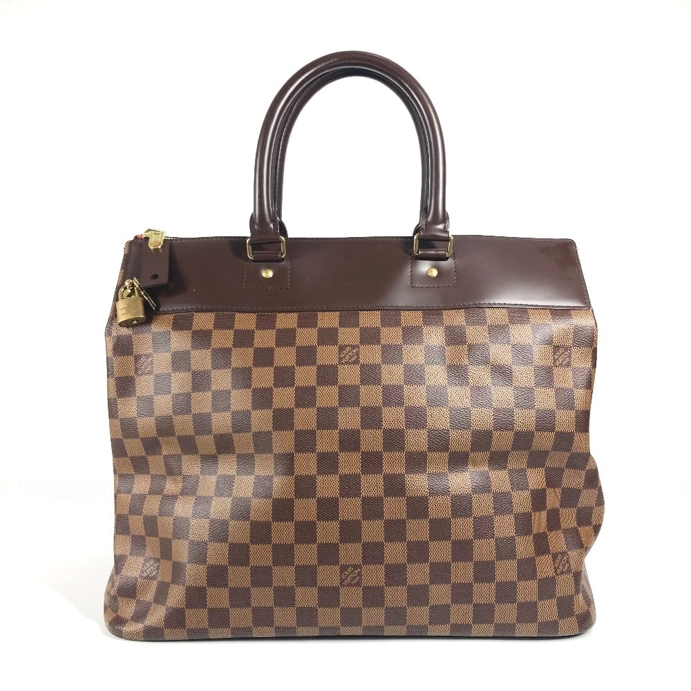 ハンドバッグ N41165 グリニッジPM ダミエ ボストンバッグ カバン トートバッグ ダミエキャンバス エベヌ ブラウン