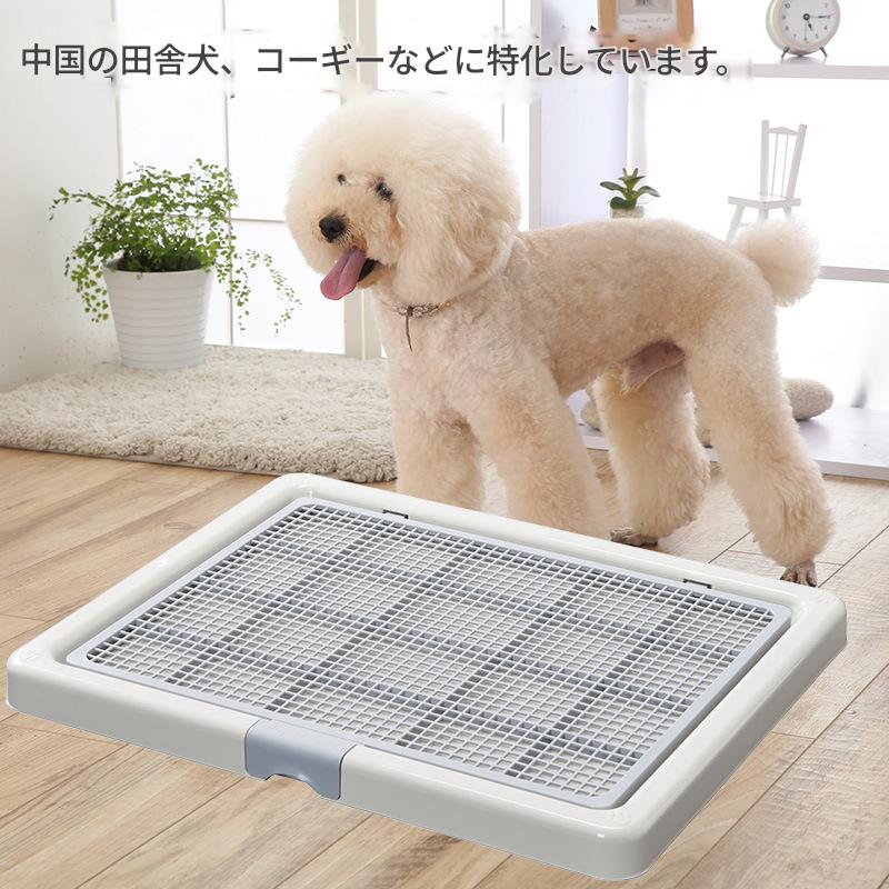 開け式大型犬用トイレ コーギー用 掃除容易 ペット尿盆 65X52X4.5CM/76x62x5cm