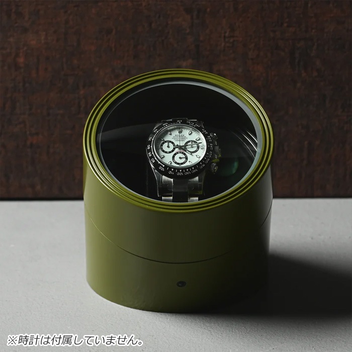 ワインディングマシーン 腕時計1本巻き ES10302GR ミリタリーグリーン