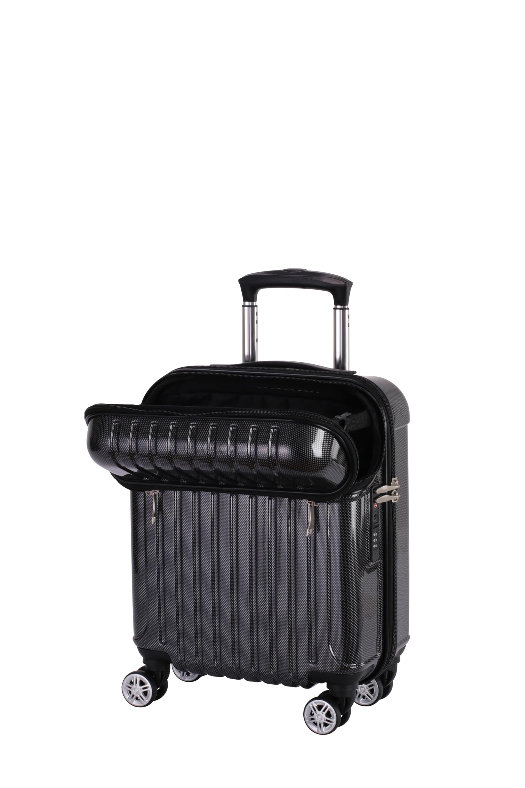 [アクタス] スーツケース ジッパー トップオープン トップス 機内持ち込み可 24L 45 cm 2.6kg ブラックカーボン 10,530円