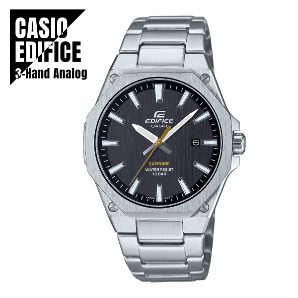 【即納】 国内正規品 CASIO カシオ EDIFICE エディフィス EFR-S108 シリーズ 3針アナログ 薄型ケース EFR-S108DJ-1AJF メタルベルト 腕時計 メンズ 15,246円