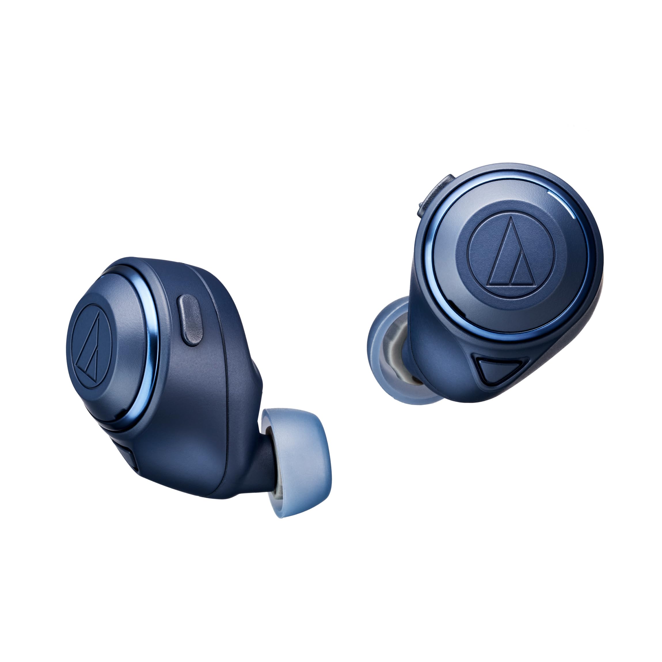 オーディオテクニカ ATH-CKS50TW BL ワイヤレスイヤホン bluetooth/ワイヤレスイヤホン ノイズキャンセリング 重低音 / 最大約50時間再生 /20時間再生 / 通話品質強化/ノ