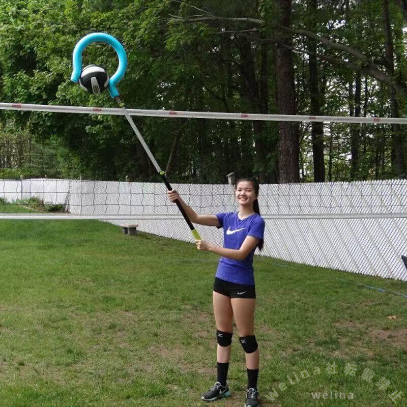 スパイクスティックトレーナー バレーボール トレーニング補助器具フォーム矯正 自主練 習慣化 反復練習で上達サポート