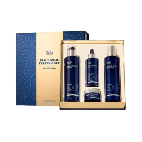 ブラックスネイル プレステージセット(トナー+ローション+アンプル+ミニクリーム)