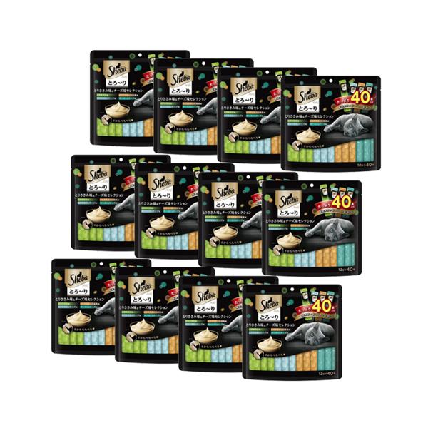 12個セット シーバ とろーり メルティ とりささみ味 チーズ味セレクション