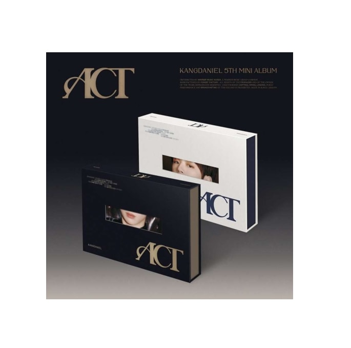 【未開封新品】（CD）（KANGDANIEL） - ACT（ミニアルバム5集）（2種セット）
