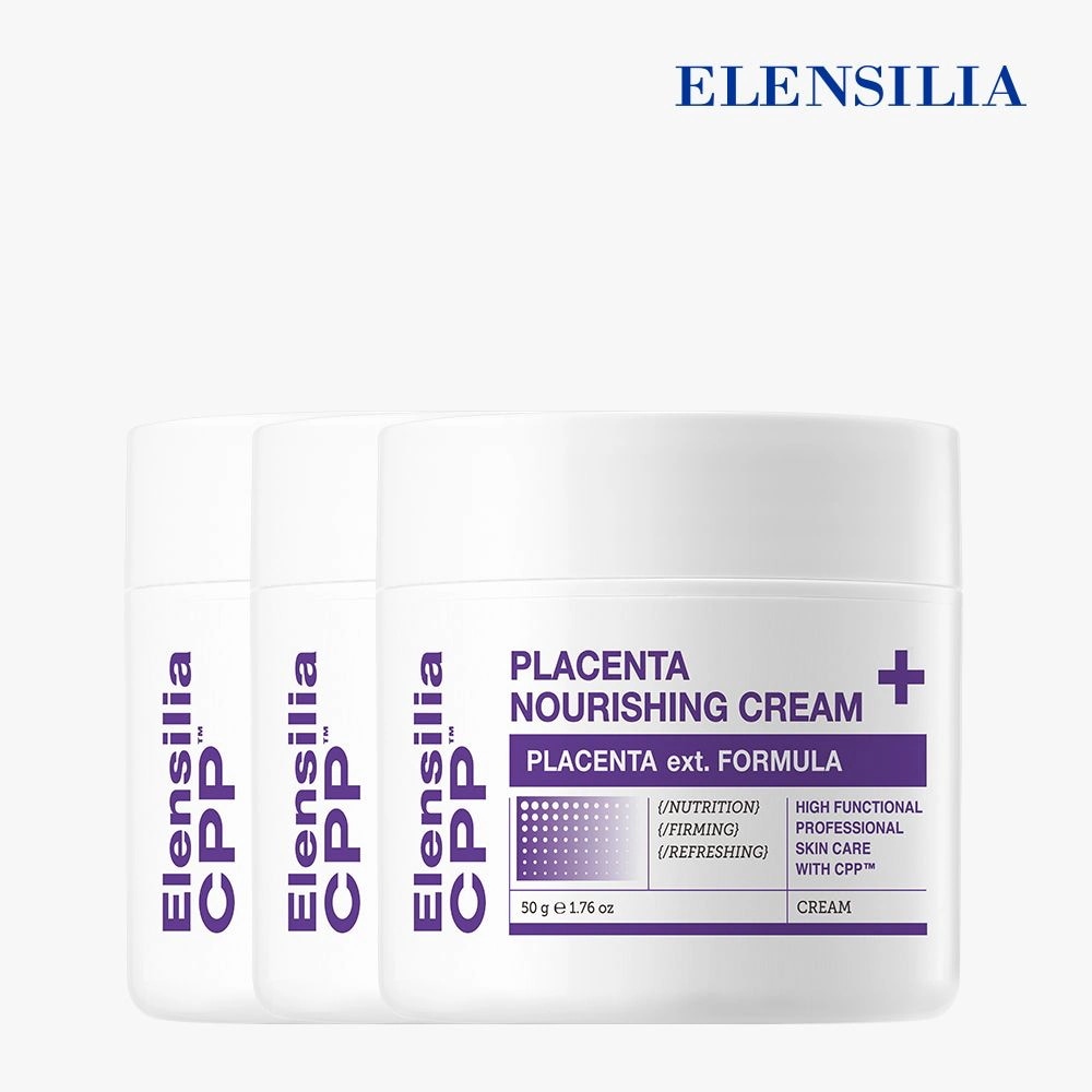 [全3個]エレンシーラ シッピー プラセンタ ナリシングクリーム 3個（50g x 3ea）+マスクパックをプレゼント