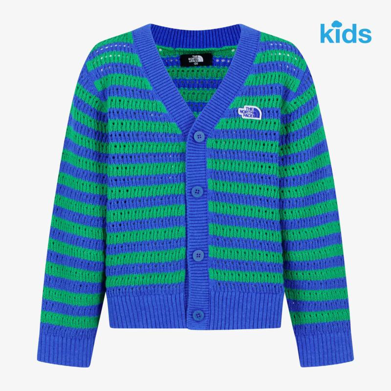 NJ5SS01S キッズ ストライプ カーディガン KS STRIPE CARDIGAN