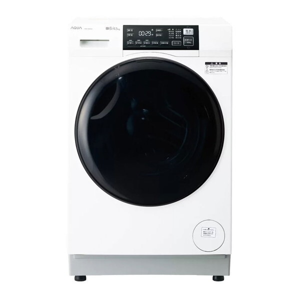AQW-D8A-R(W) ホワイト まっ直ぐドラム ドラム式洗濯乾燥機 (洗濯機8kg/乾燥機4.5kg) 右開き