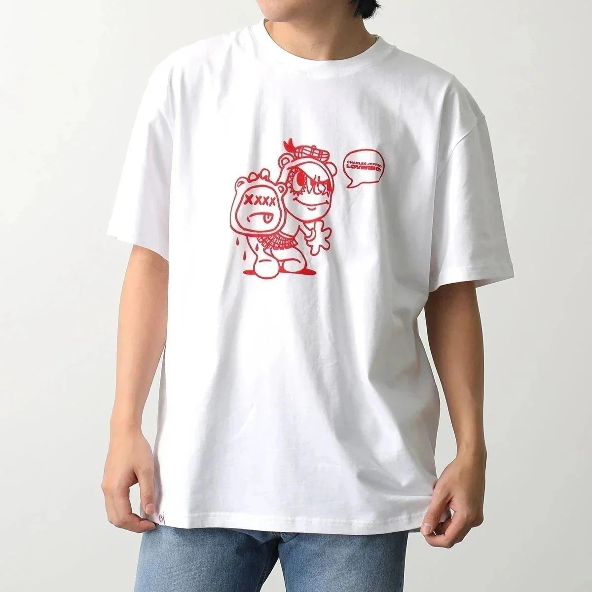 CHARLES JEFFREY LOVERBOY チャールズジェフリーラバーボーイ Tシャツ 90S SHORT SLEEVE TEE 043100402 メン