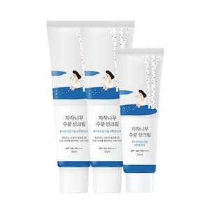 シラカバ 水分 日焼け止め 50ml 1+1 アワーズ 限定企画 (+30ml)라운드랩 자작나무 수분 선크림 50ml 1+1 어워즈 한정기획 (+30ml)