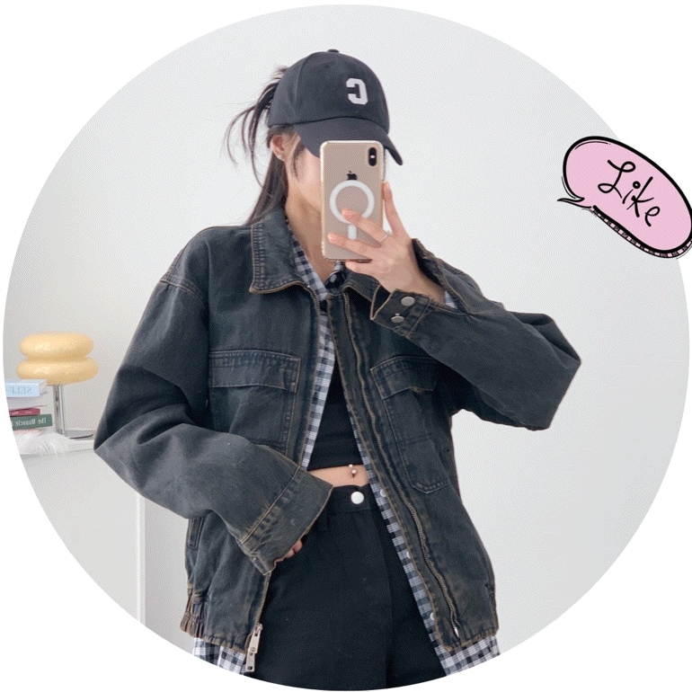 ミラー ビンテージ ウォッシング デニム ジャケット ( 高クオリティ ウォッシングジャケット Y2K)