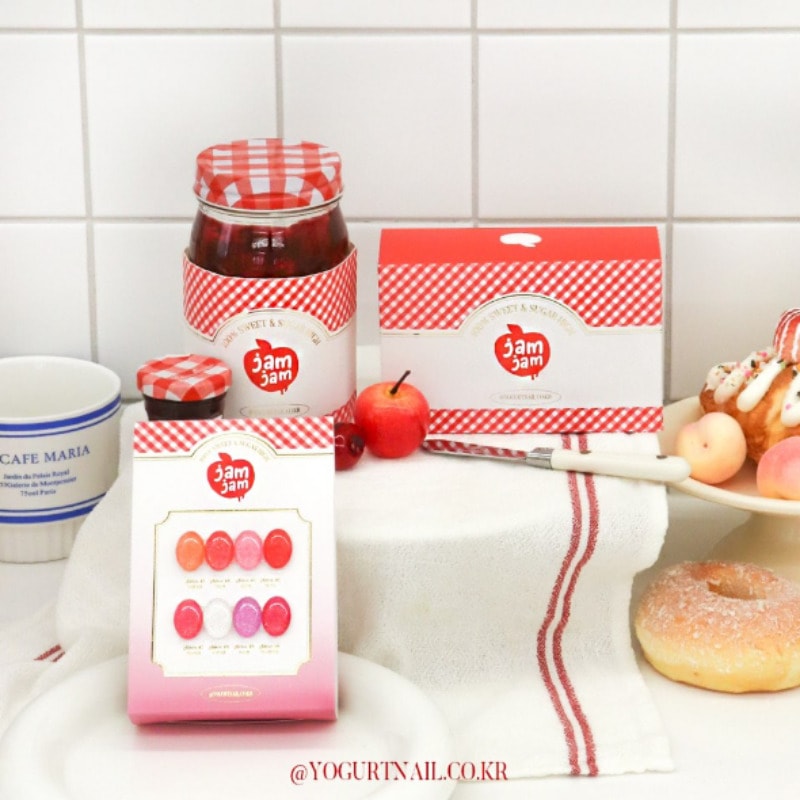 yogurt nail / jam jam Syrup glitter gel 8set