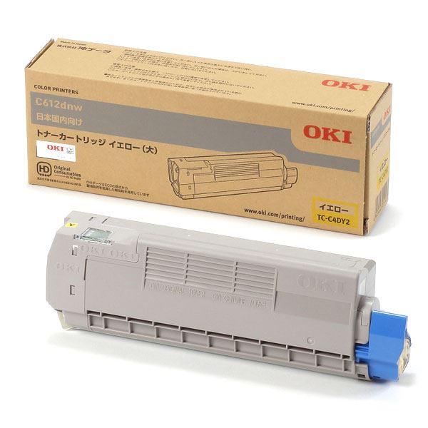 (純正品) OKI TC-C4DY2 トナーカートリッジ イエロー 大