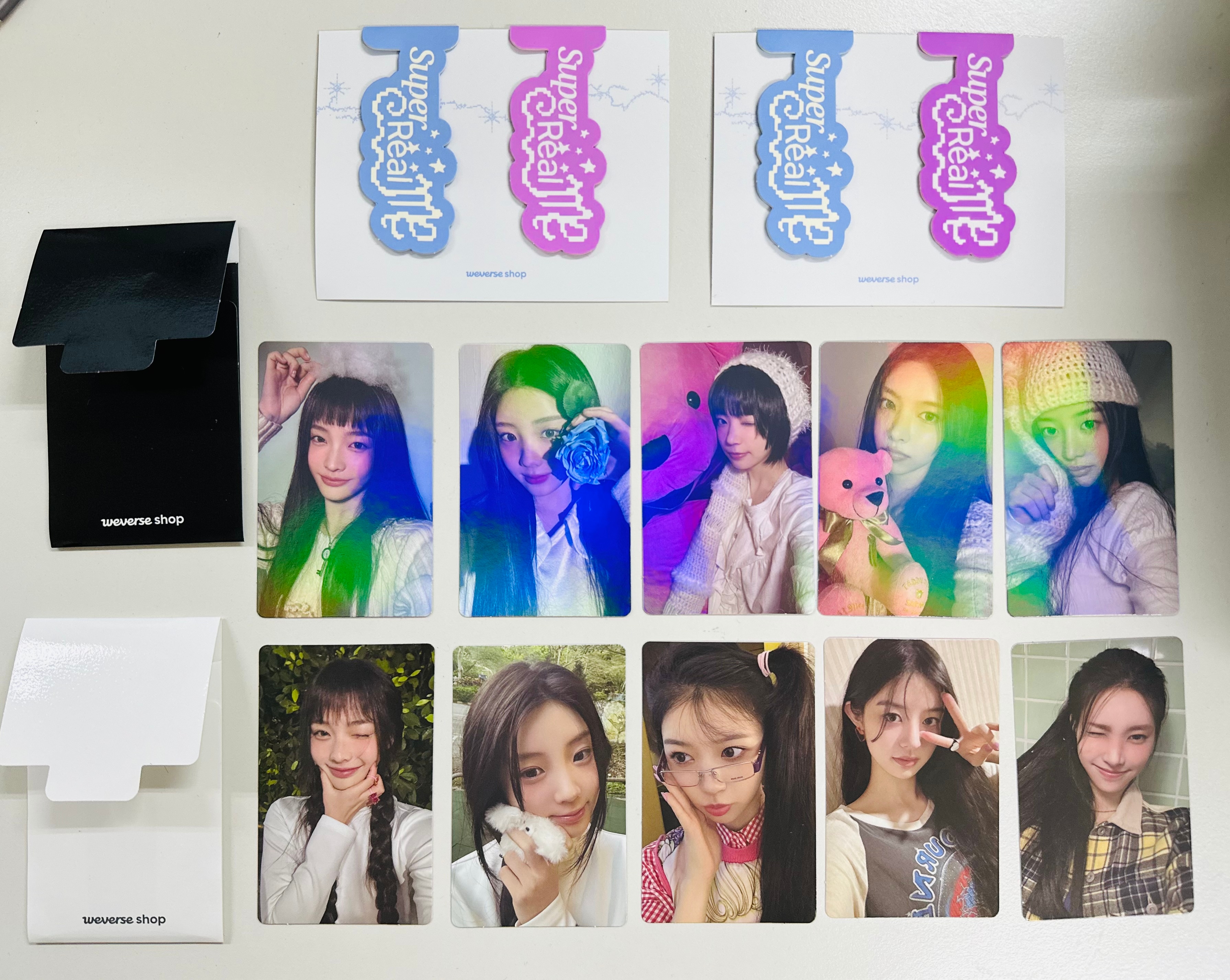 ILLIT Pre Order Benefit Photocard WEVERSE A & B Version +2EA Magnet SET 2/Debut Album Super Real ME