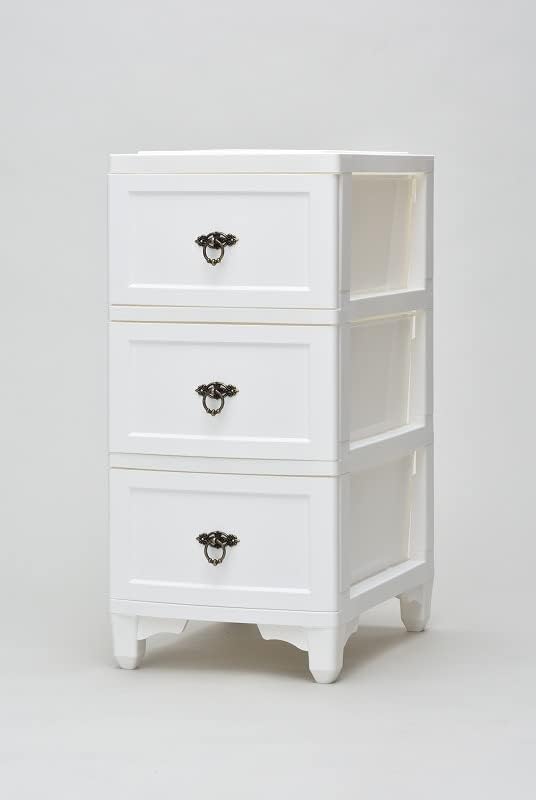 ILC カドリー チェスト 3段 ホワイト