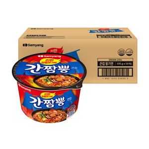 カンチャンポンビッグカップ 105g×16個セット 海鮮辛味ラーメン 手軽で本格的な韓国の味スパイシーシーフードヌードル