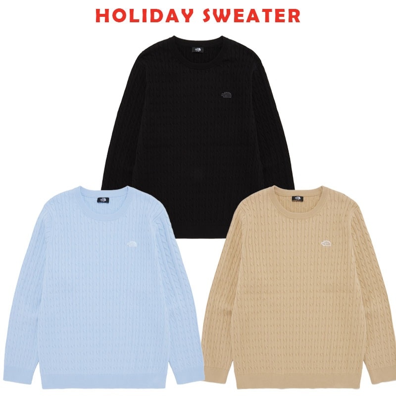 韓国正規品保証 関税負担なしNT7AR00A MS HOLIDAY SWEATER デイリー 基本 着装 男子 女子 人気 韓国 ファッション 男女共用 アウトドア