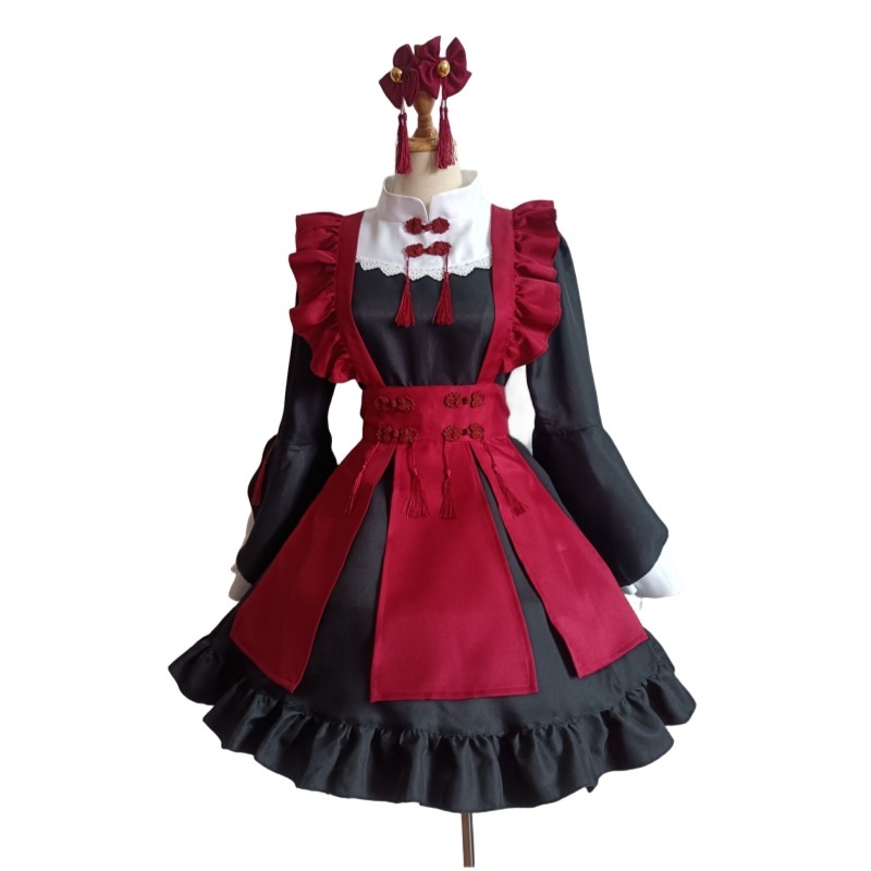 正規品新作メイド服旧正月元宵lolitaメイド服cos衣装