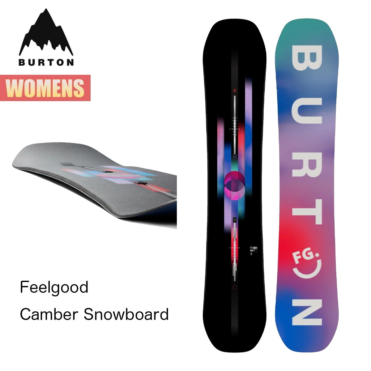 スノーボード 板 レディース 24-25 フィールグッド キャンバー W25JP-106911 Womens Feelgood Camber Snowboard ウィメンズ 142 146 149