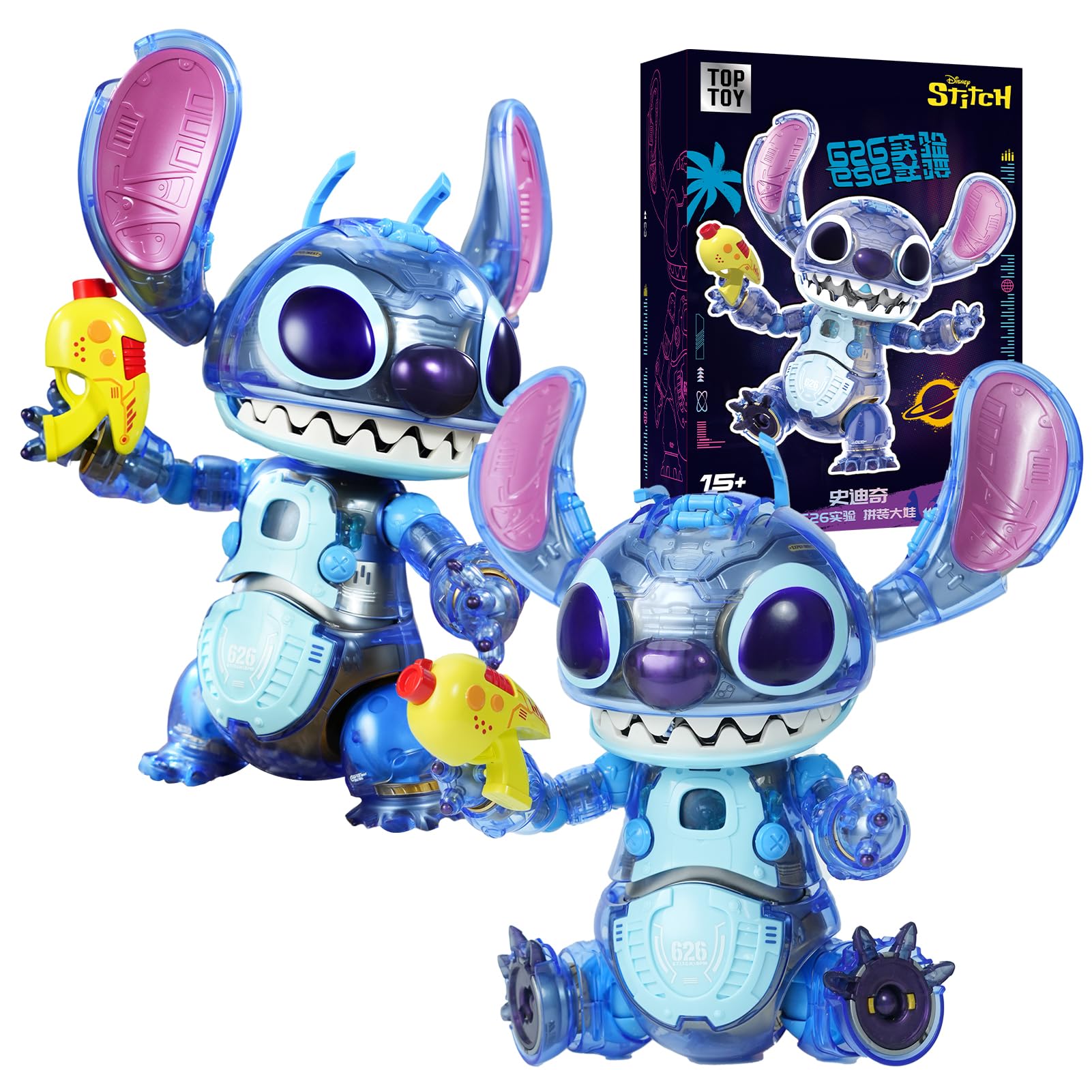 TOP TOY ディズニー スティッチ(Stitch)626シリーズ ブロックセット おもちゃ 玩具 置物インテリア 誕生日 プレゼント クリスマス ギフト 男の子 女の子 子供 8歳 14歳以上