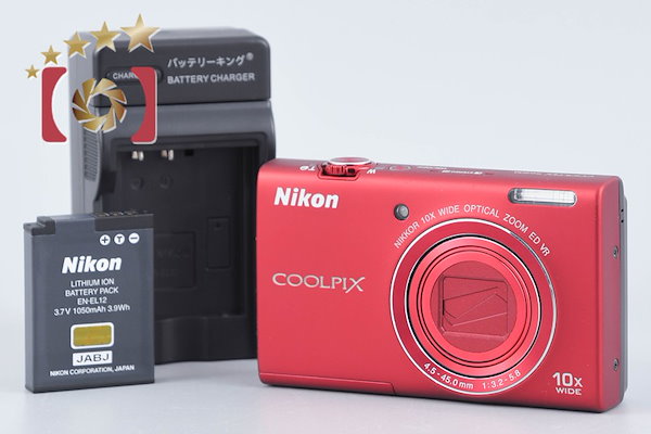 COOLPIX S6200 ブリリアントレッド コンパクトデジタルカメラ