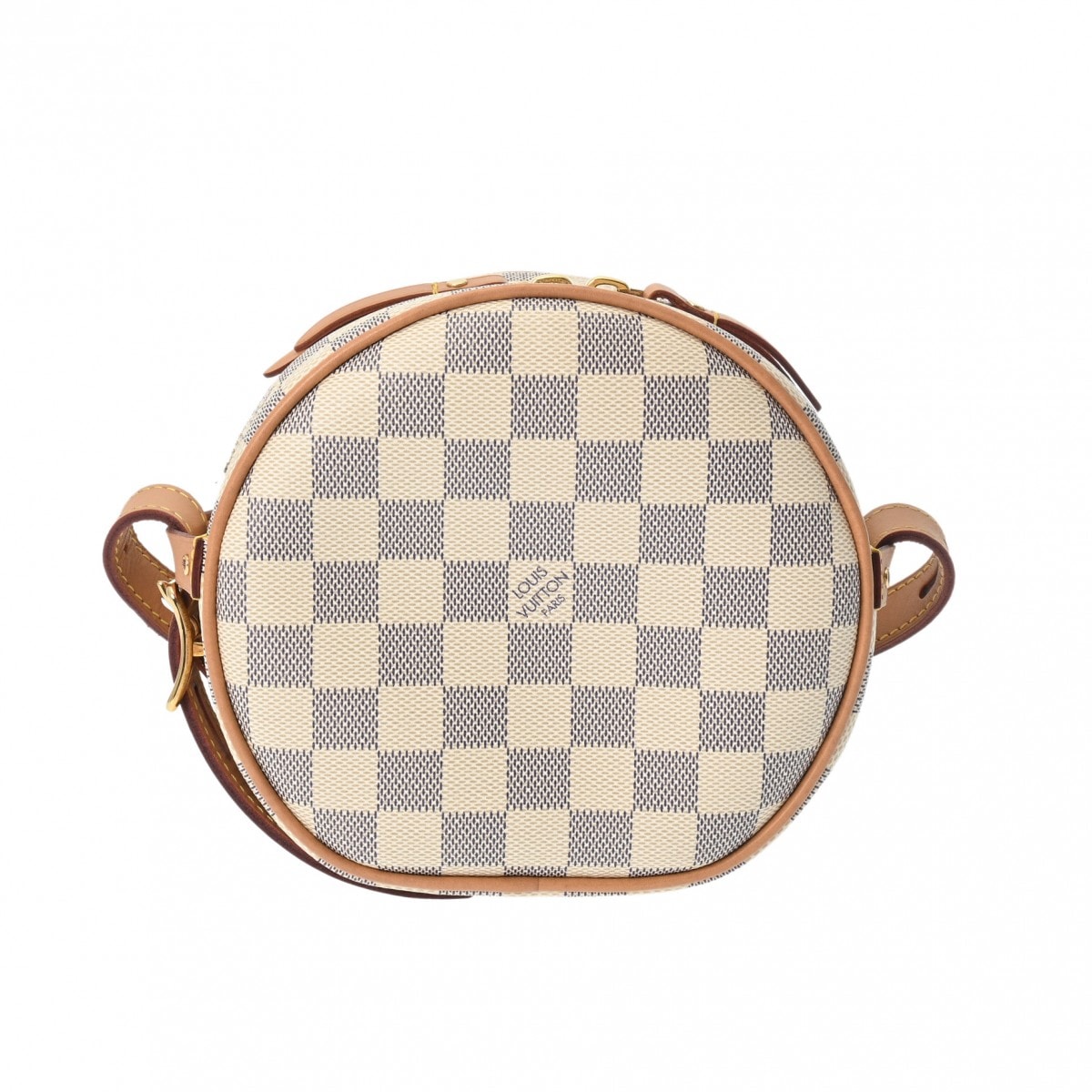 ダミエアズール アズール ボワットシャポー スープルPM ホワイト N40333 レディース ダミエアズールキャンバス ショルダーバッグ ABランク 中古 銀蔵