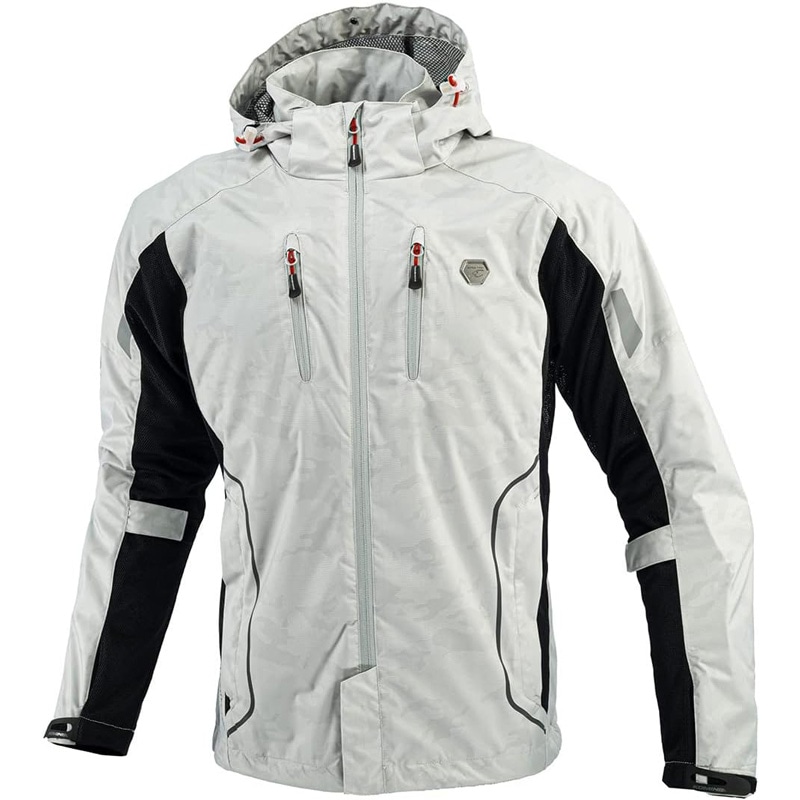 KOMINE コミネ プロテクトハーフメッシュパーカ ゲンリ M バイク用 メンズ Silver Camo 07-1123-SVCA-M