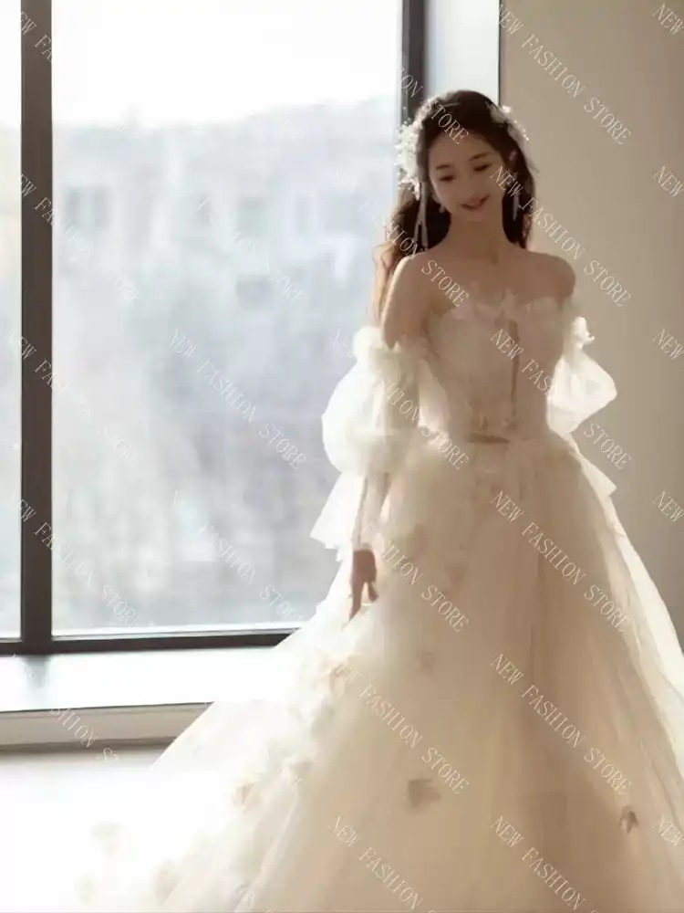 ウエディングドレス 白-19