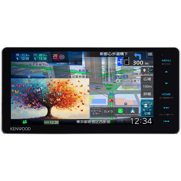 ケンウッド 地上デジタルTVチューナー/Bluetooth内蔵 DVD/USB/SD AVナビゲーション 7V型モデル (200mmワイド) MDVM712W