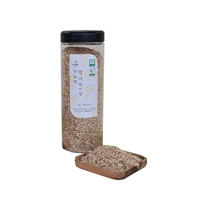 韓国産 発芽玄米 750g, やわらかい食感で栄養たっぷりの玄米, 豊かな風味とビタミン食物繊維が豊富