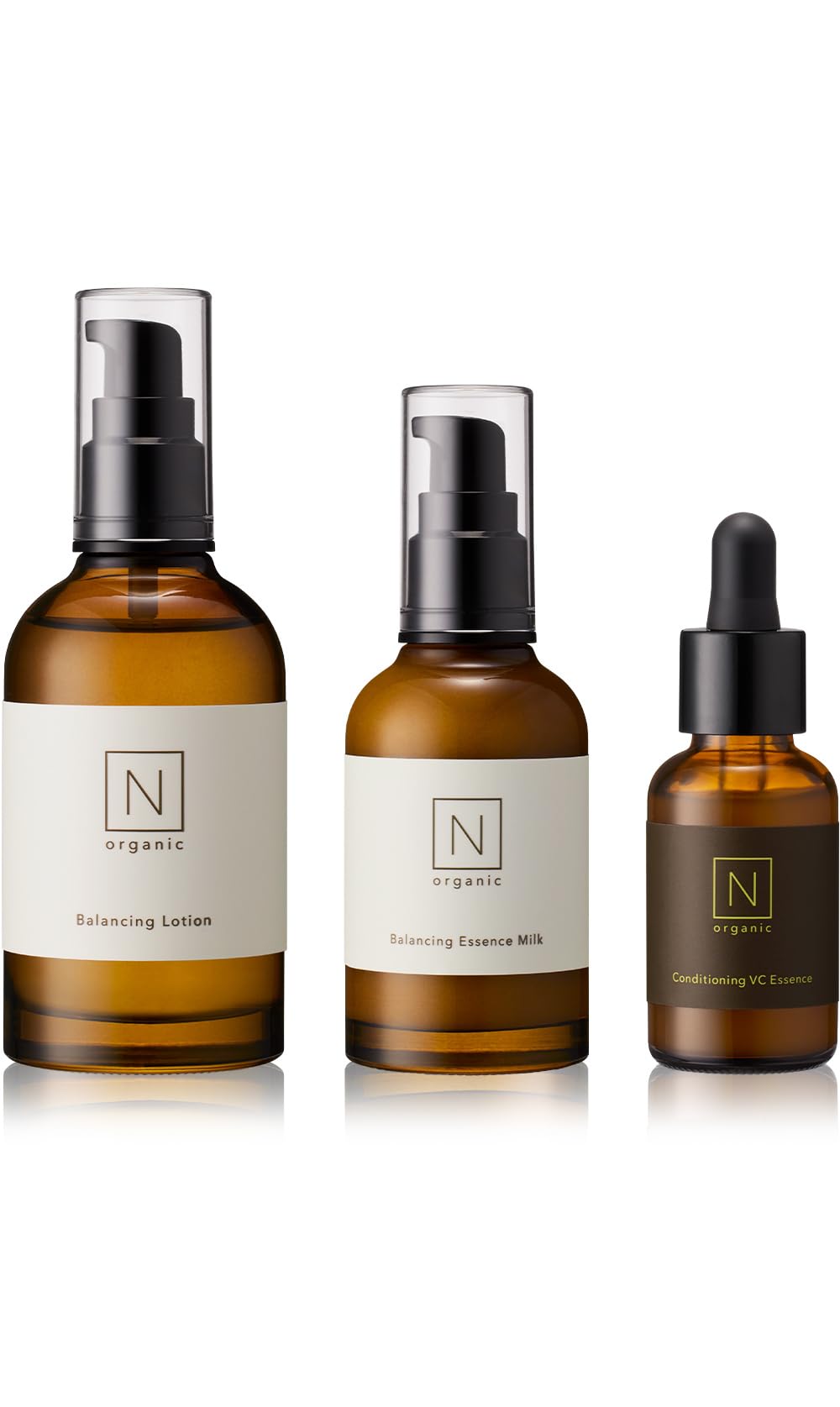 【美的べスコス受賞】 N organic Basic スキンケアセット（化粧水 乳液 美容液） (約2ヶ月分) 保湿力 ハリ 乾燥肌 敏感肌 肌荒れ 柑橘系の香り エヌオーガニック