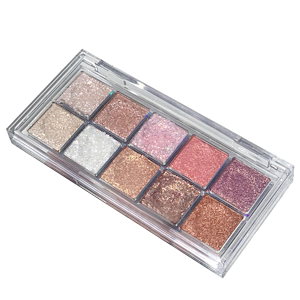 BELINDA 01 ハーフシュガースノーフレーク 10色 アイシャドウ ジェントル ピュア デザイア パール グリッター エブリデイ ナチュラル グリッター パウダー メイクアップ パレット