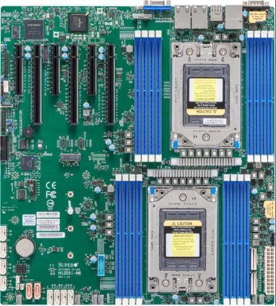 Supermicro H12Dsi-N6 AMD EPYC SP3 DDR4-3200 4TB M.2 SATA Dual 10GBase-T IPMI VGA Motherboard