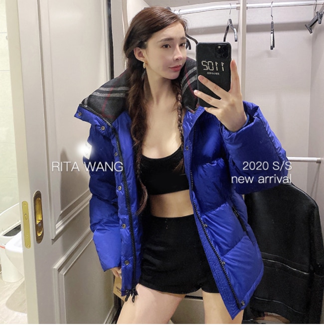 ダウンジャケットトップス レディース 2WAY ファンション 暖かい　長袖　秋冬　高級　高品質　上品　オシャレな　20代　30代 体型カバー　INS　インスタ