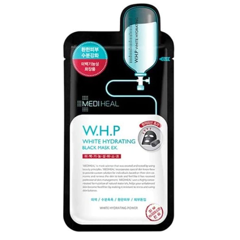 [公式]韓国コスメWHP WHITE HYDRATING ブラックマスクEX 40枚/BTSマスク