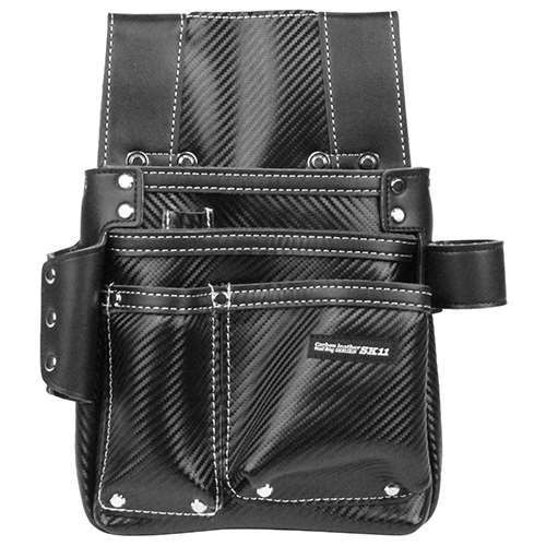 ＳＫ１１ カーボンレザー釘袋 SK-CLK-Hブラック