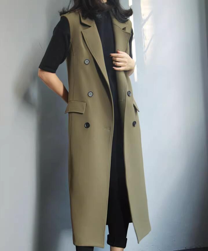 テーラードベスト ロングベストジレ おしゃれ ジレベスト 大きいサイズ トップス 着回し 通勤OL 上着 無地ベスト上品定番 6,022円