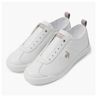 スニーカー TQT QP323LSN81-WHT ポポラ レザー スリッポン / WHITE