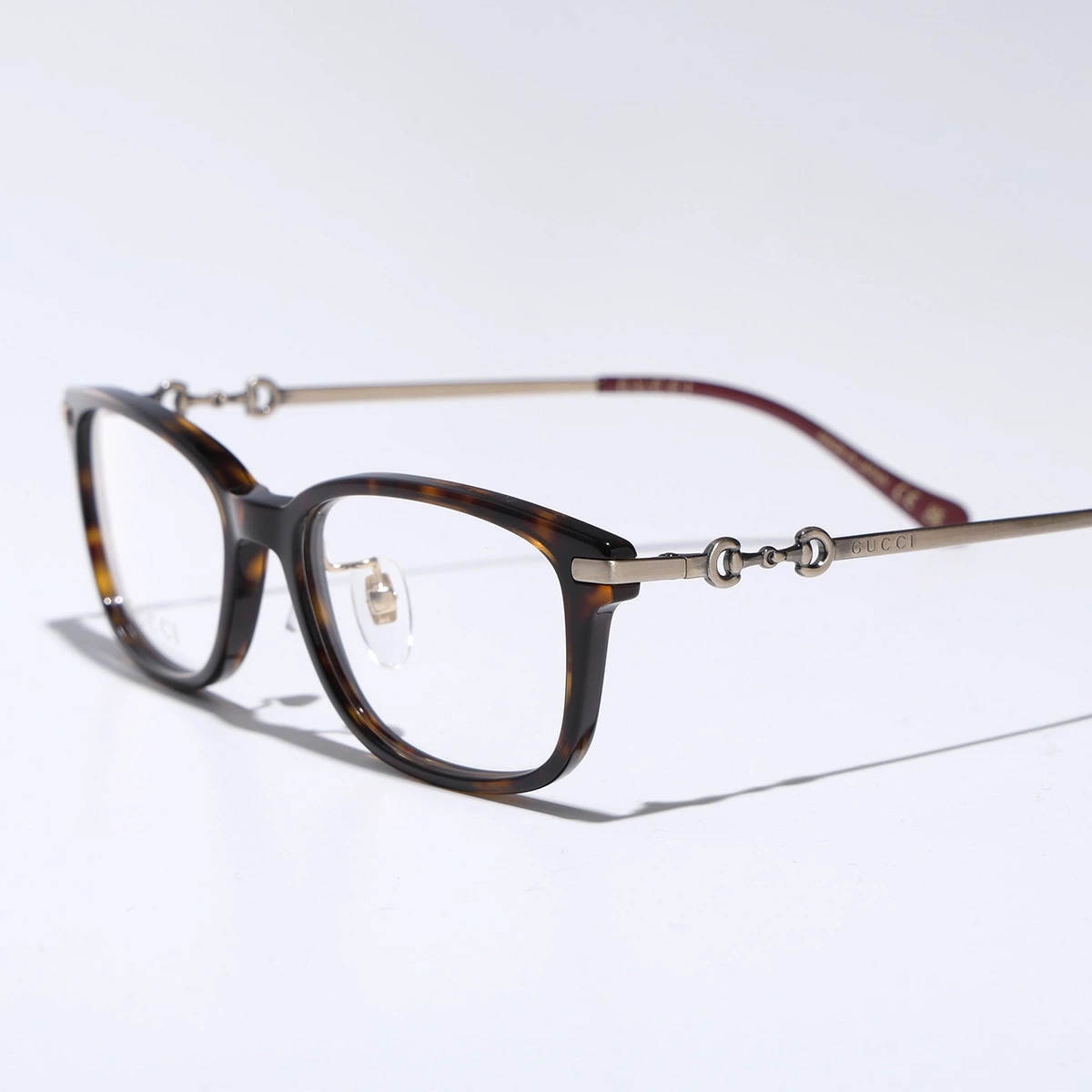 GUCCI グッチ メガネ GG1129OJ レディース スクエア型 セルフレーム クリングスタイプ アイウェア めがね 眼鏡 フルリム アジアンフィット カラー2色