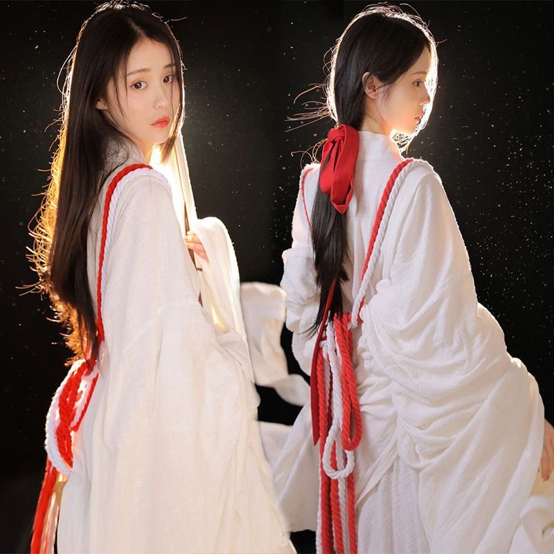 漢服 神明少女 中国古代衣装 中華服 中国古風 チャイナドレス チャイナ服 ステージ 写真撮影ドレス