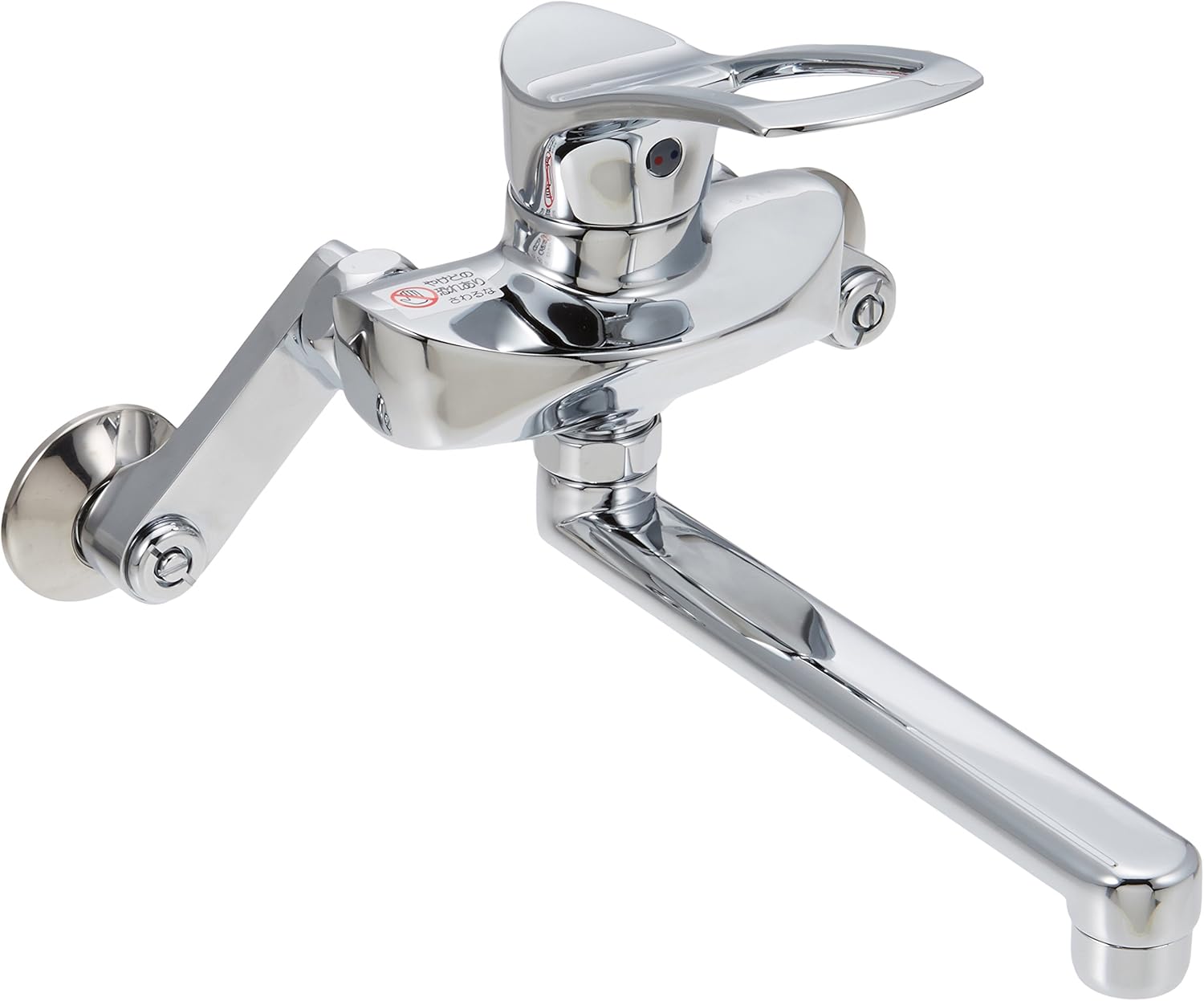 SANEI(サンエイ) シングル混合栓 キッチン用 節水コア付 JIS規格品 パイプの長さ190ｍｍ 壁付 蛇口 キッチン水栓 K1712