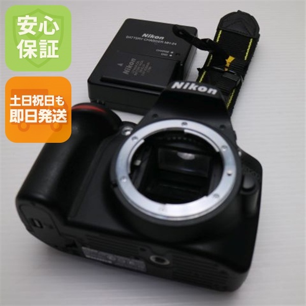 超美品 Nikon D3200 ブラック ボディ デジ1 Nikon 101