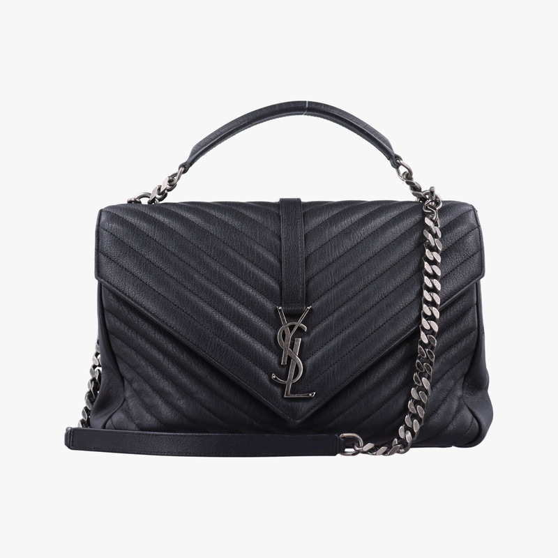 カレッジ ブラック レザー 487212 LND487212.1218中古