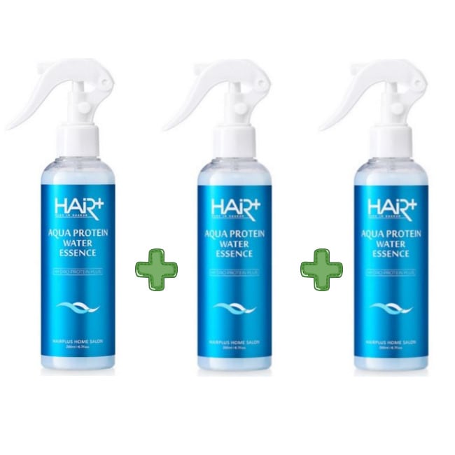 [1+1+1] アクアプロテインウォーターエッセンスフレッシュフローラルコットン香200ml x3個 水分ヘアケア ウォータータイプエッセンス ベタつかないヘアエッセンス エッセンス