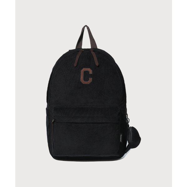 Cロゴ コーデュロイ バックパック B1 CO2504BP01 BK NA WI