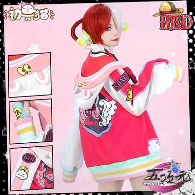 【品質良い 大好評中】初獸猫　ONE PIECE　コスプレ　ワンピース　フィルム レッド　UTA ウタ　世界の歌姫　衣装　ウィッグ　追加可