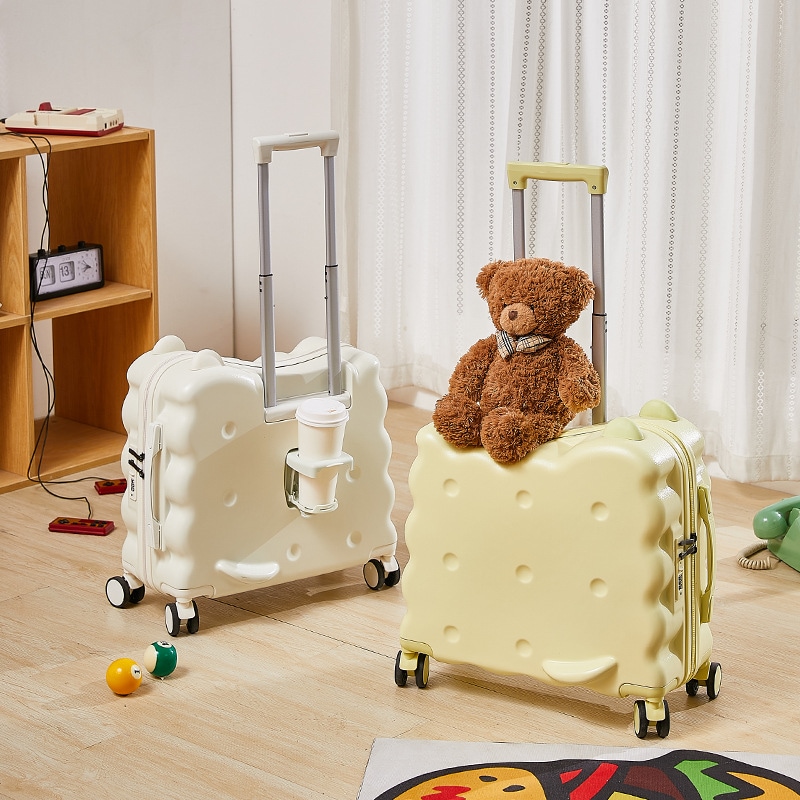 【送料無料】Sサイズ Mサイズ Lサイズ子供用スーツケースは女の子用の18インチトロリーケース小型20搭乗ケースメンズパスワードトラベルスーツケースを取り付けることができます大容量 軽量堅固硬質