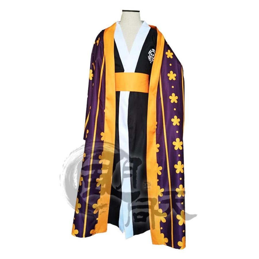 2点購入で1OO円オフ 激安販売 ハロウイン 変装 アニメ コスプレ衣装 浴衣 着物 和服 トラファルガー・ロー ワノ国 ワンピース PIECE ONE